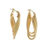 Długie złote kolczyki Długie złote kolczyki