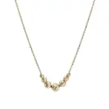 Złoty naszyjnik kulki,