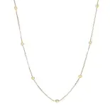 Złoty naszyjnik kulki,-4099