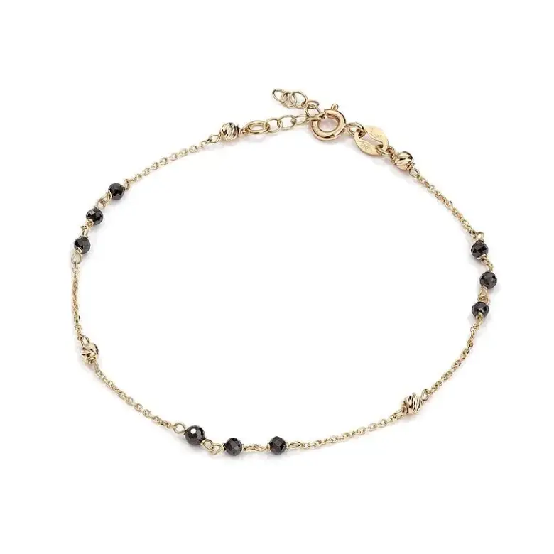 Złota bransoletka z kuleczkami Złota bransoletka z kuleczkami