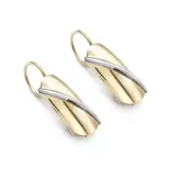 Złote kolczyki z zapięciem bigiel Złote kolczyki z zapięciem bigiel