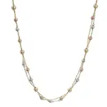 Złoty łańcuszek z kulkami Złoty łańcuszek z kulkami