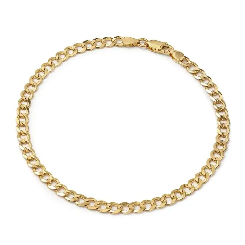 Złota bransoletka pancerka