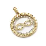 Złota zawieszka nieskończoność Złota zawieszka nieskończoność