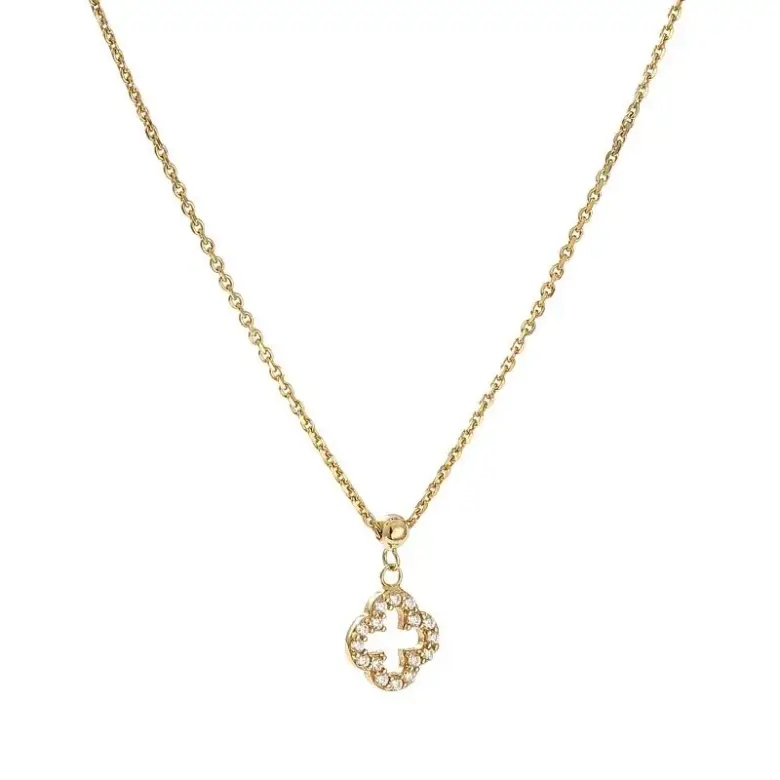 Złoty naszyjnik z zawieszką Złoty naszyjnik z zawieszką