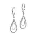 Srebrne kolczyki z cyrkoniami Srebrne kolczyki z cyrkoniami