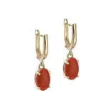 Kolczyki z koralem naturalnym