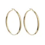 Złote kolczyki koła duże Złote kolczyki koła duże