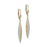 Złote kolczyki wiszące długie Złote kolczyki wiszące długie