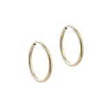 Małe złote kolczyki kółka Małe złote kolczyki kółka