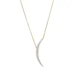 Złota celebrytka naszyjnik