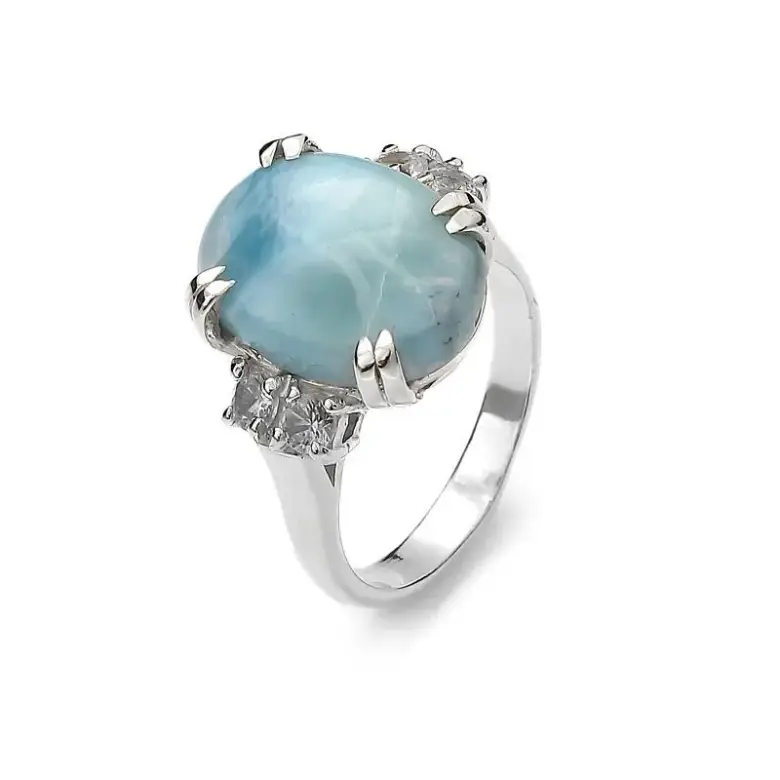 Srebrny pierścionek z naturalnym kamieniem Srebrny pierścionek z naturalnym kamieniem