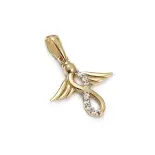 Złota zawieszka nieskończoność Złota zawieszka nieskończoność