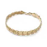 Szeroka bransoletka złota