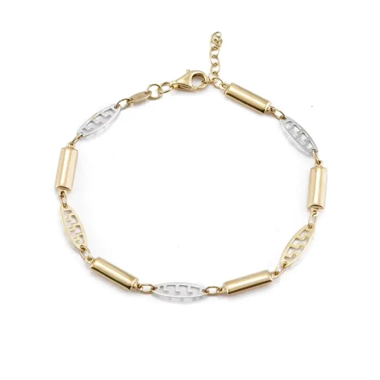 Bransoletka z dwukolorowego złota